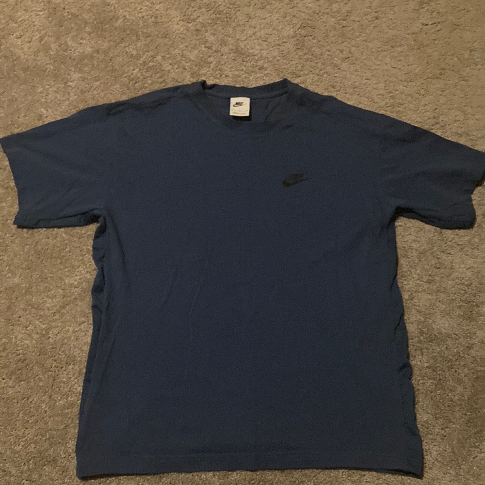 Blue Faded Nike Tee